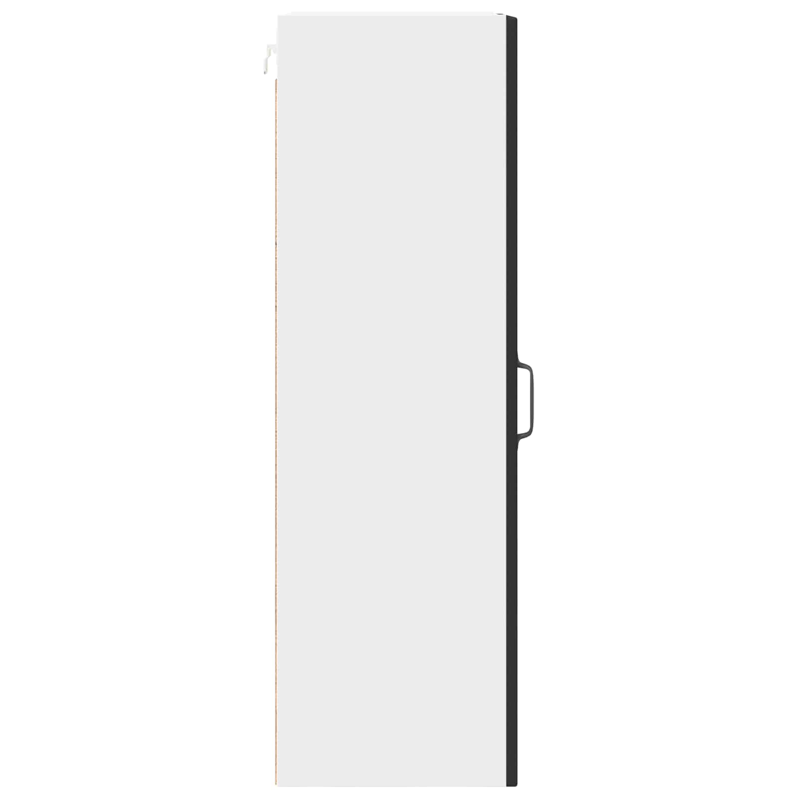 Wall Cabinet PORTO Black 30 x 31 x 100 cm Engineered Wood