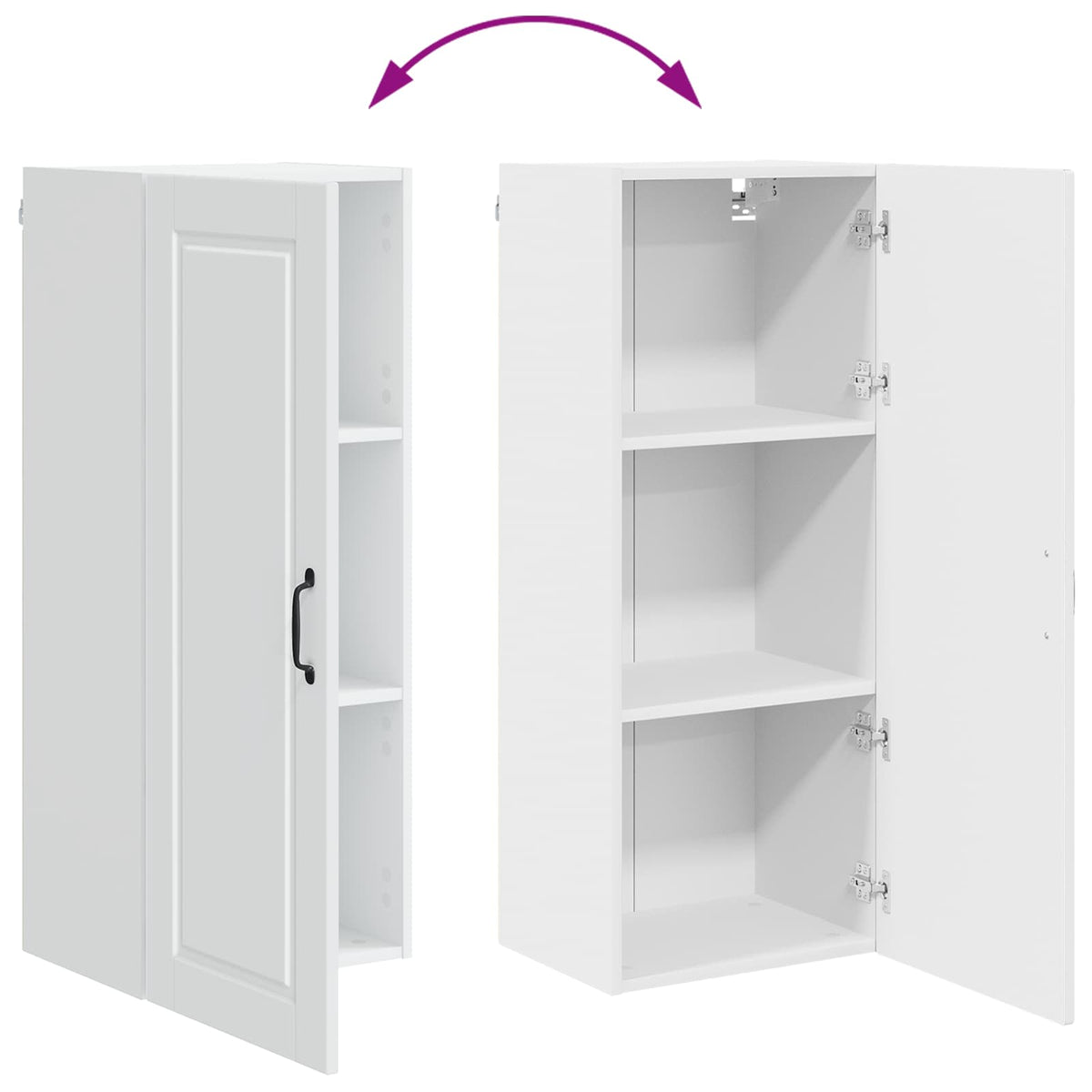 Kitchen Cabinet White 40 x 31 x 100 cm Engineered Wood