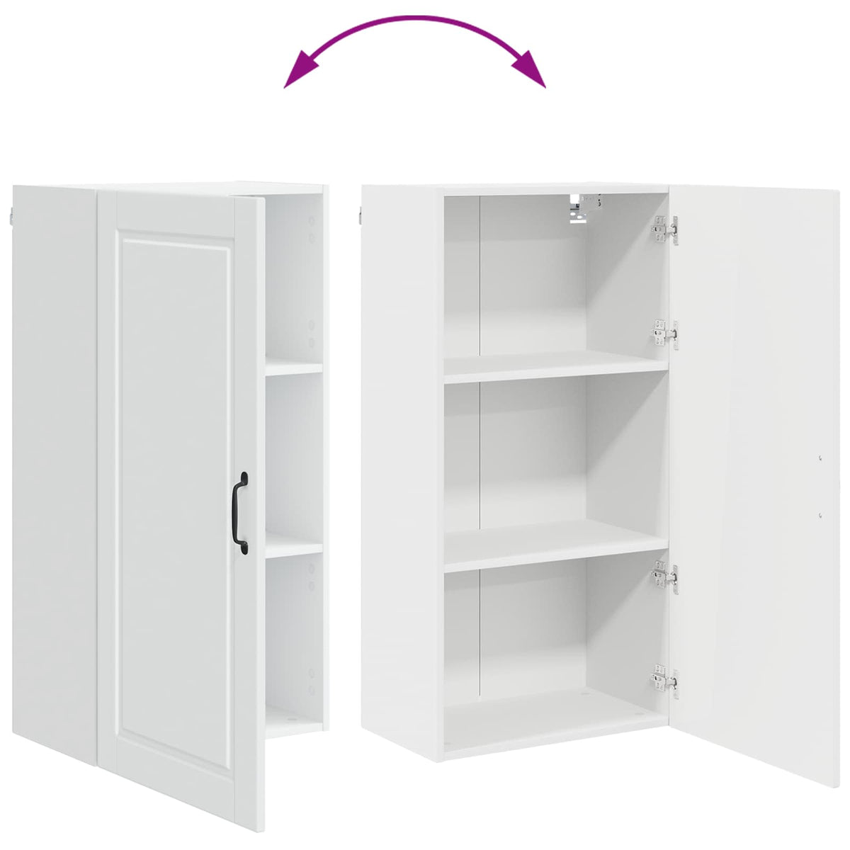 Kitchen Cabinet White 50 x 31 x 100 cm Engineered Wood