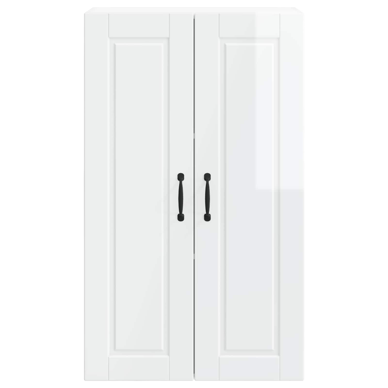 Kitchen Cabinet with Shelf High Gloss White 60 x 31 x 100 cm