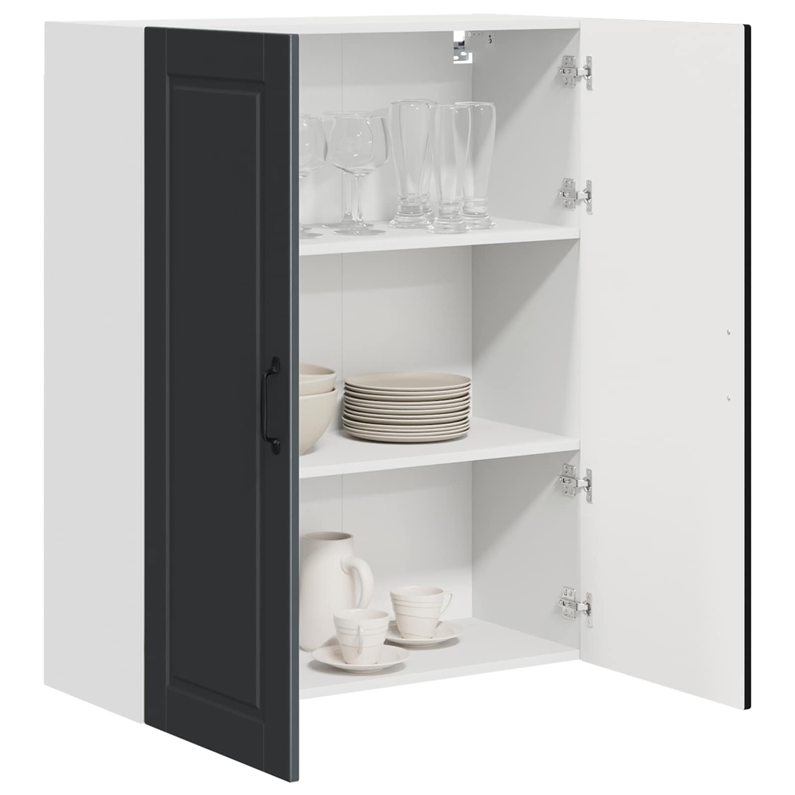 Kitchen Cabinet Black 80 x 31 x 100 cm Engineered Wood