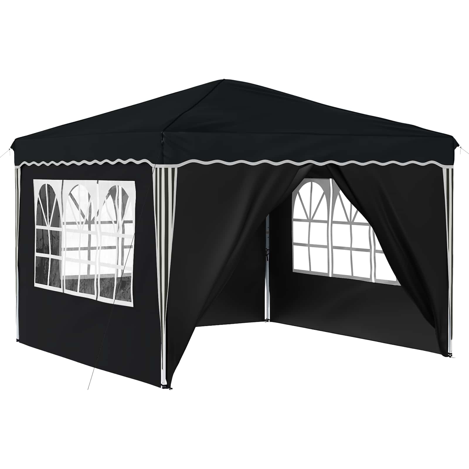 Pop-up Party Tent 288 x 288 x 245 cm Anthracite Oxford Fabric