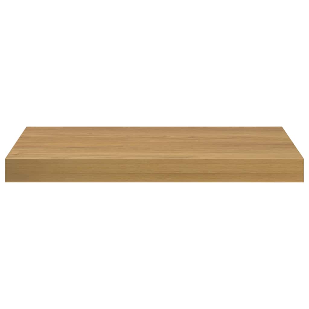 Wall Shelf 2 pcs Brown 50 x 23.5 x 3.8 cm Engineered Wood