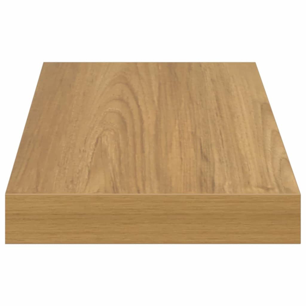 Wall Shelf 2 pcs Brown 50 x 23.5 x 3.8 cm Engineered Wood