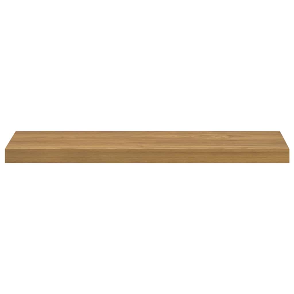 Wall Shelf 2 pcs Brown 80 x 23,5 x 3,8 cm Engineered Wood
