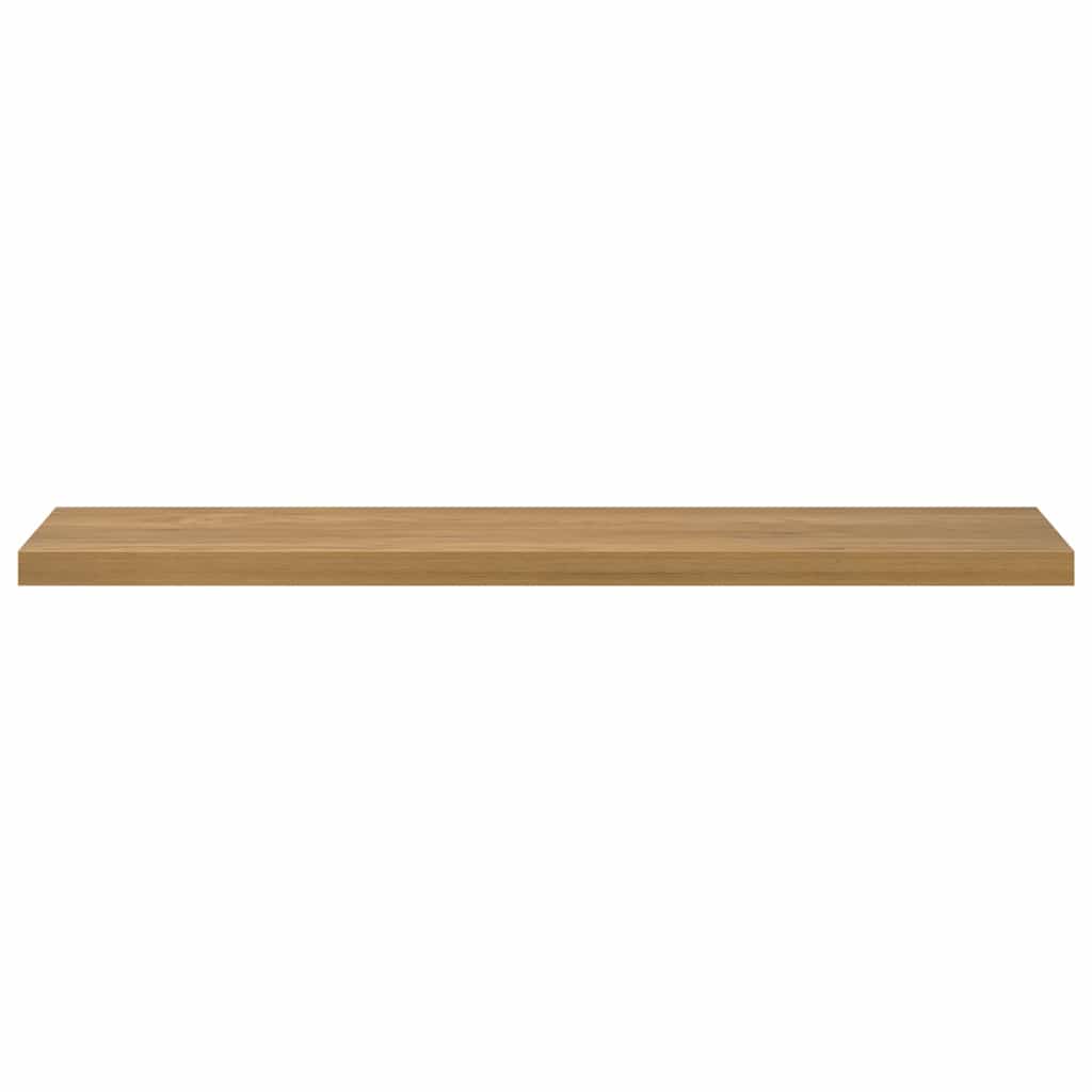 Wall Shelf 2 pcs Brown 120 x 23,5 x 3,8 cm Engineered Wood