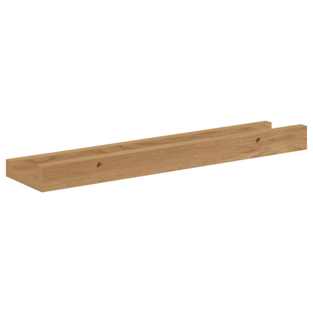 Wall Shelf 2 pcs Brown 40 x 9 x 3 cm Engineered Wood