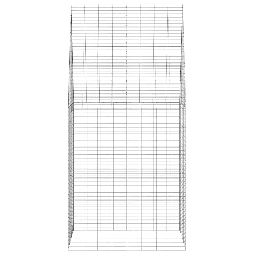 Rabbit Cage Silver 100 x 100 x 210 cm Galvanised Steel
