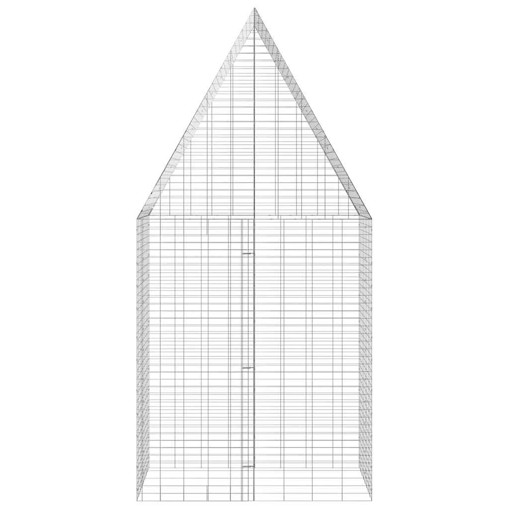 Rabbit Cage Silver 100 x 100 x 210 cm Galvanised Steel