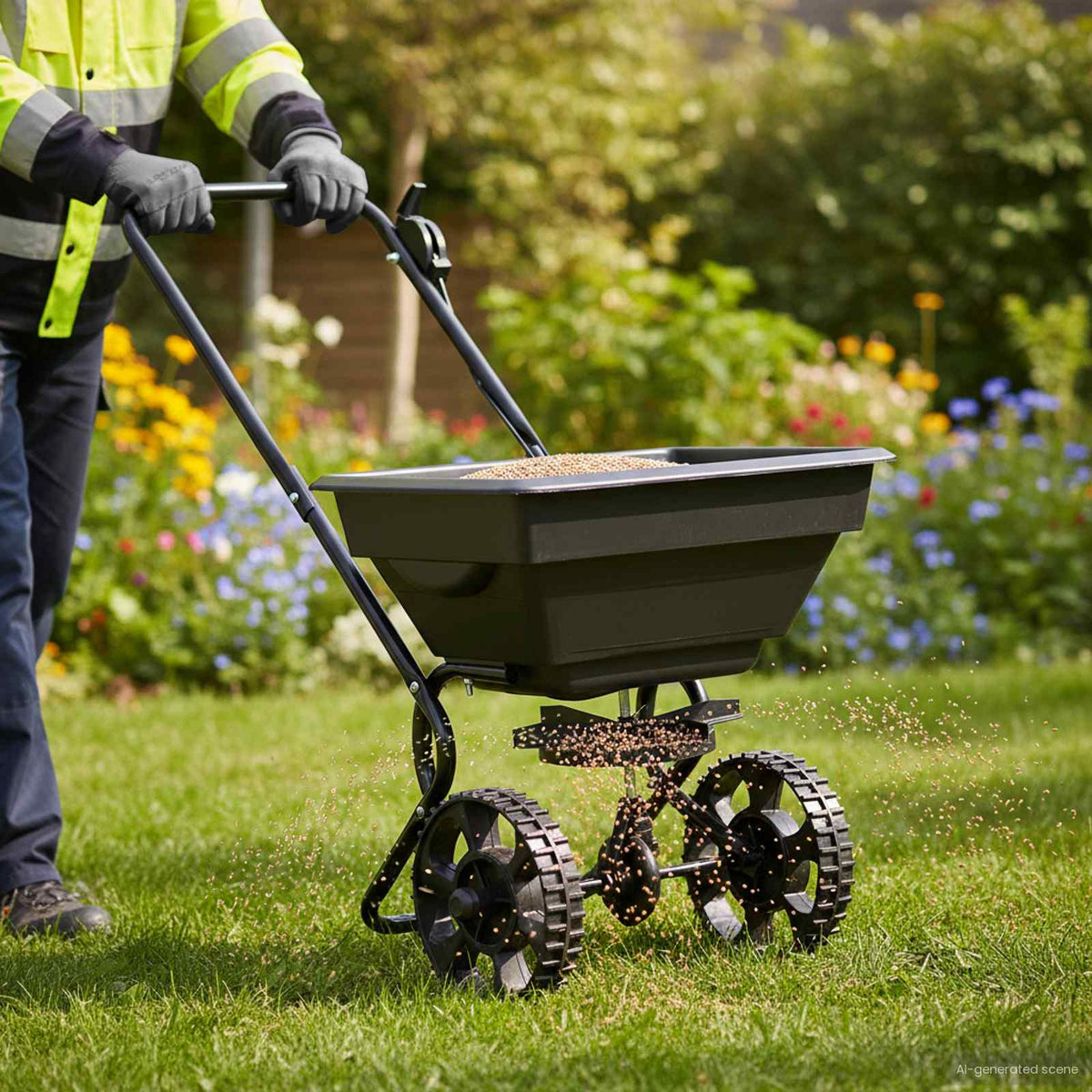 Spreader Black 82 x 46 x 75 cm PVC and Steel