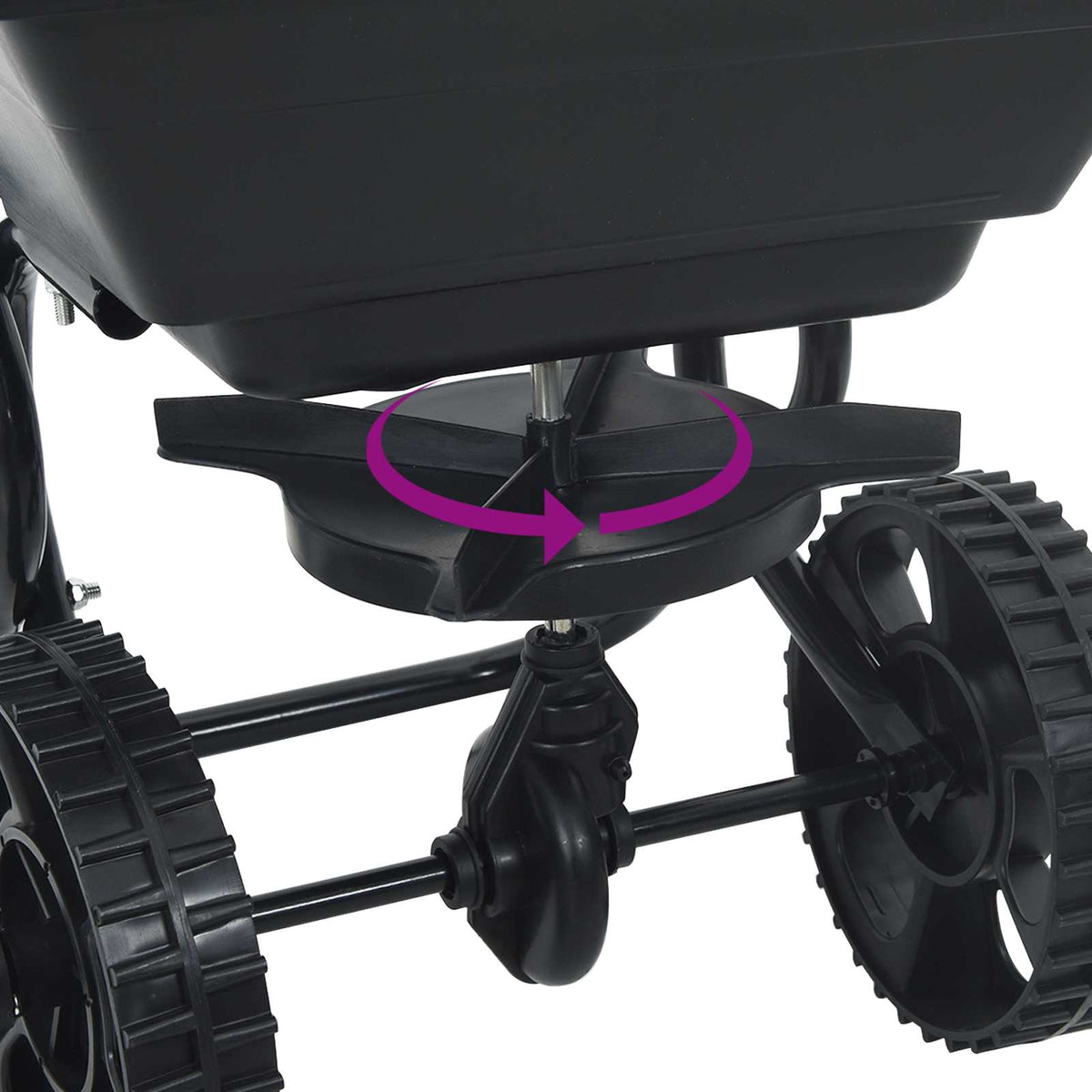 Spreader Black 82 x 46 x 75 cm PVC and Steel