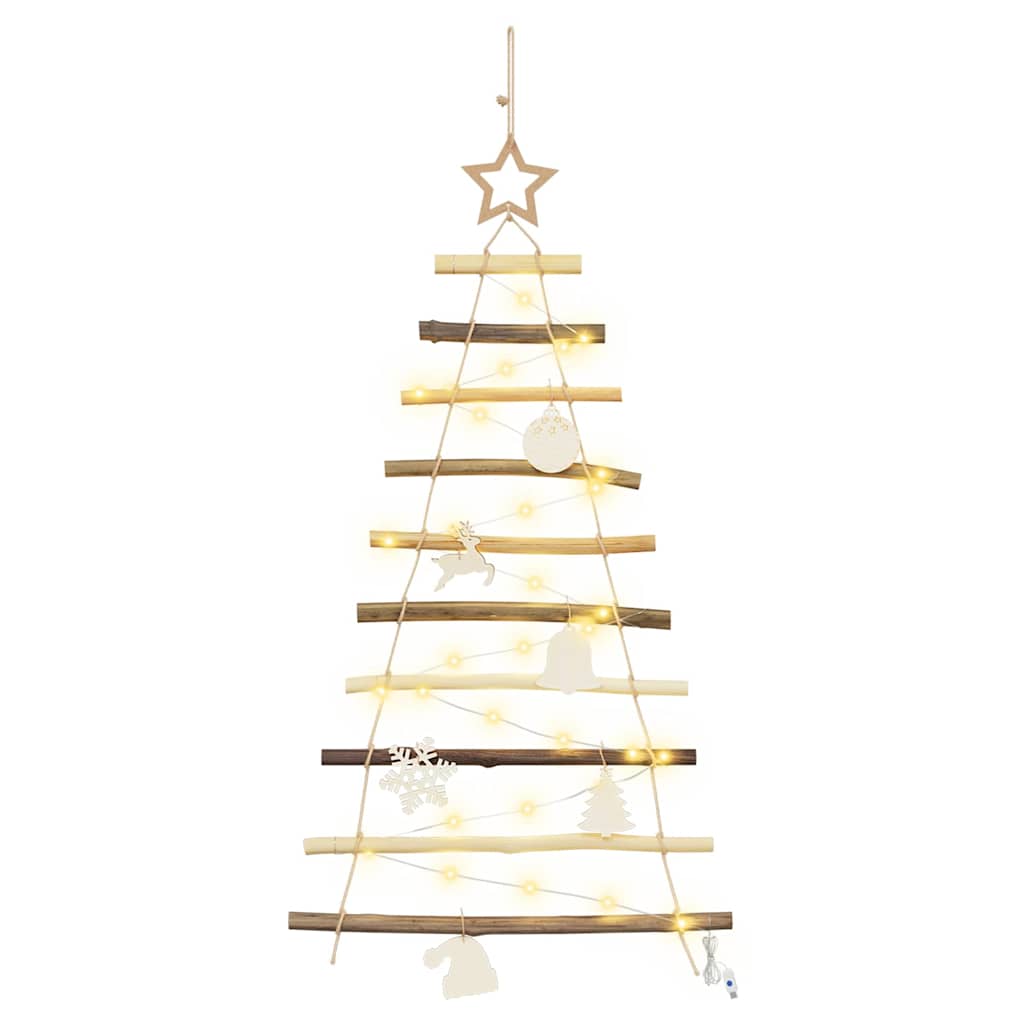 Christmas Tree Natural 90 cm Solid Ash Wood