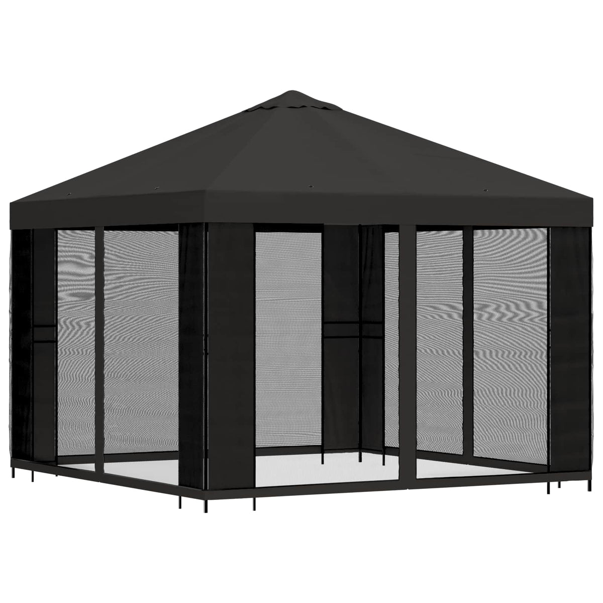 Garden Gazebo with Sidewalls 3 x 3 m Anthracite
