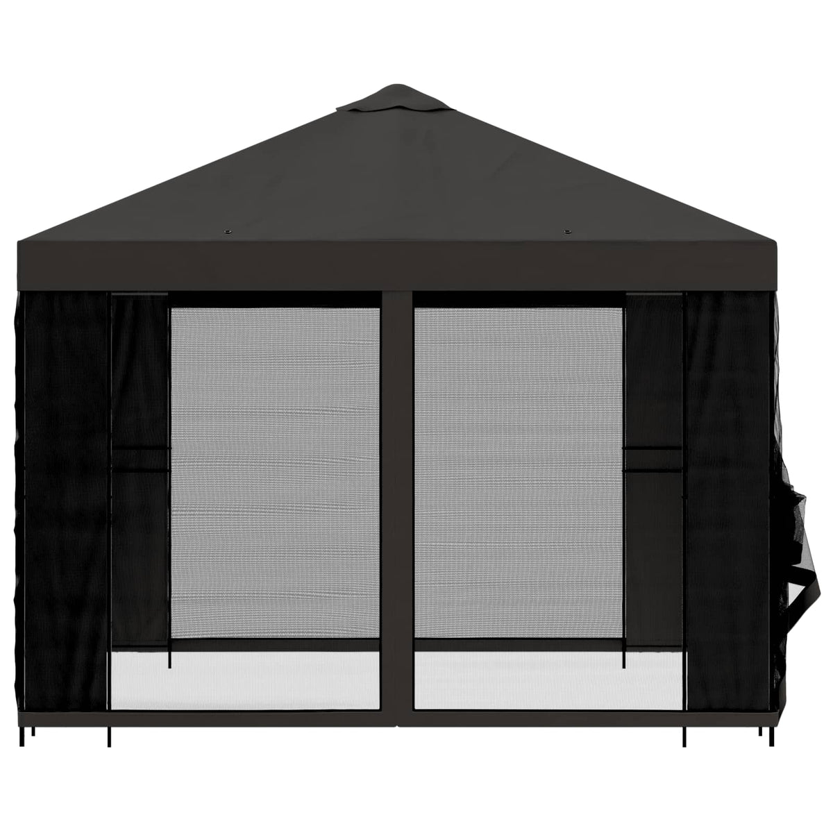 Garden Gazebo with Sidewalls 3 x 3 m Anthracite