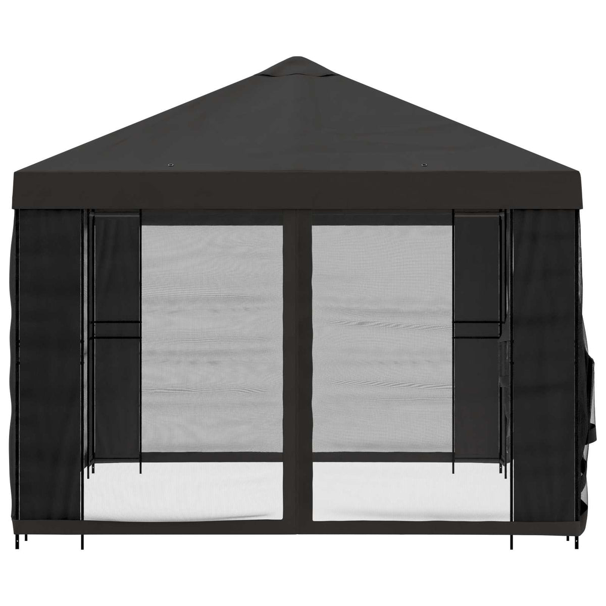 Garden Gazebo with Sidewalls 4 x 3 m Anthracite