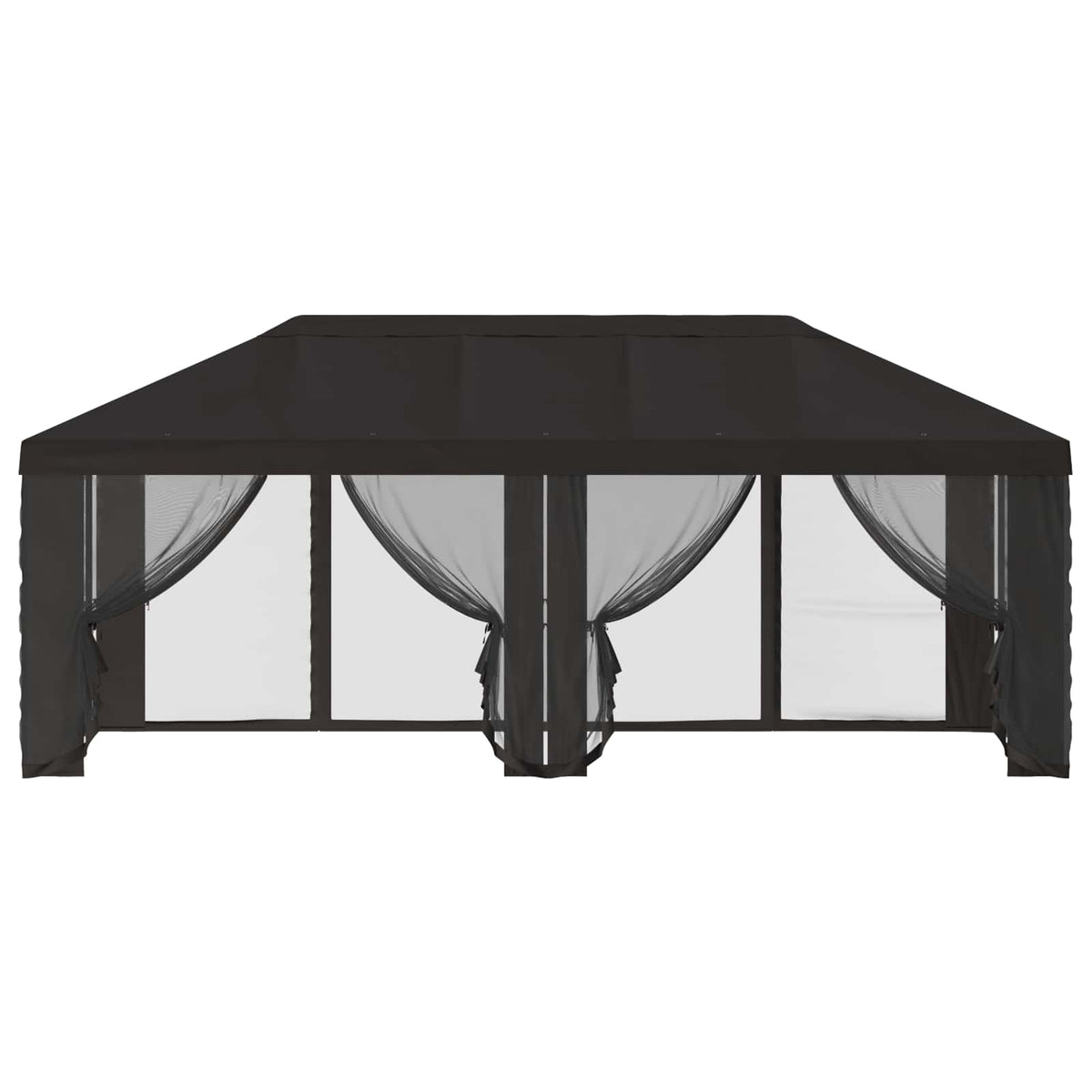 Gazebo Cover with Sidewalls 6 x 3 m Anthracite Polyester 190