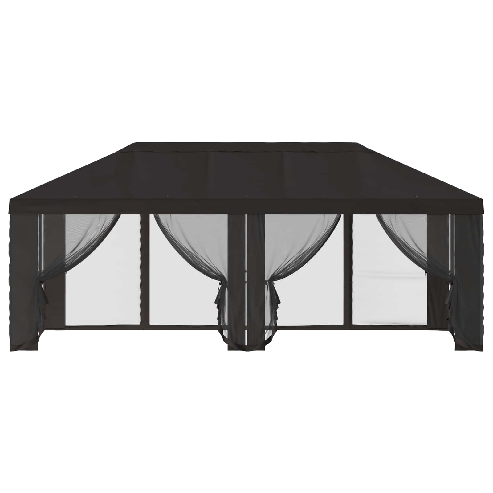 Gazebo Cover with Sidewalls 6 x 3 m Anthracite Polyester 190