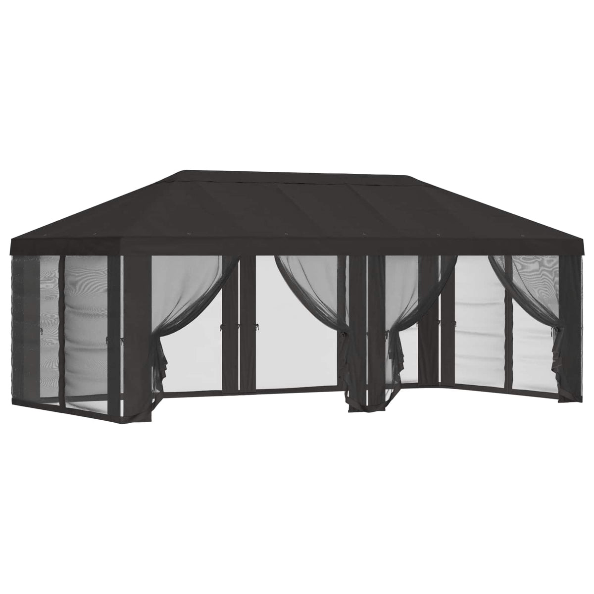 Gazebo Cover with Sidewalls Anthracite 600.5 x 300.5 cm