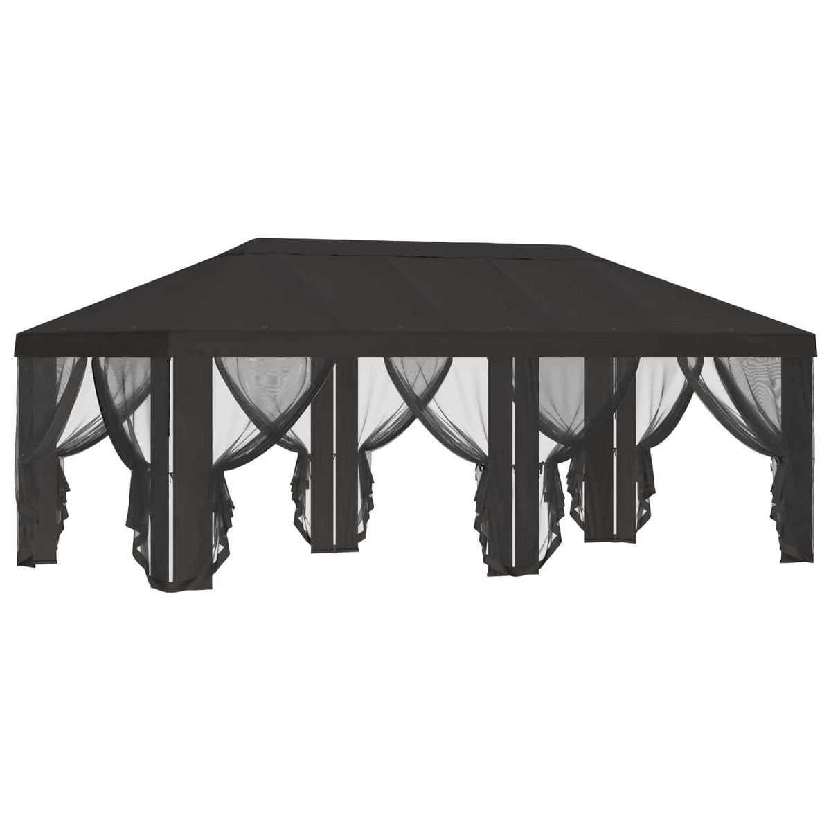 Gazebo Cover with Sidewalls Anthracite 600.5 x 300.5 cm