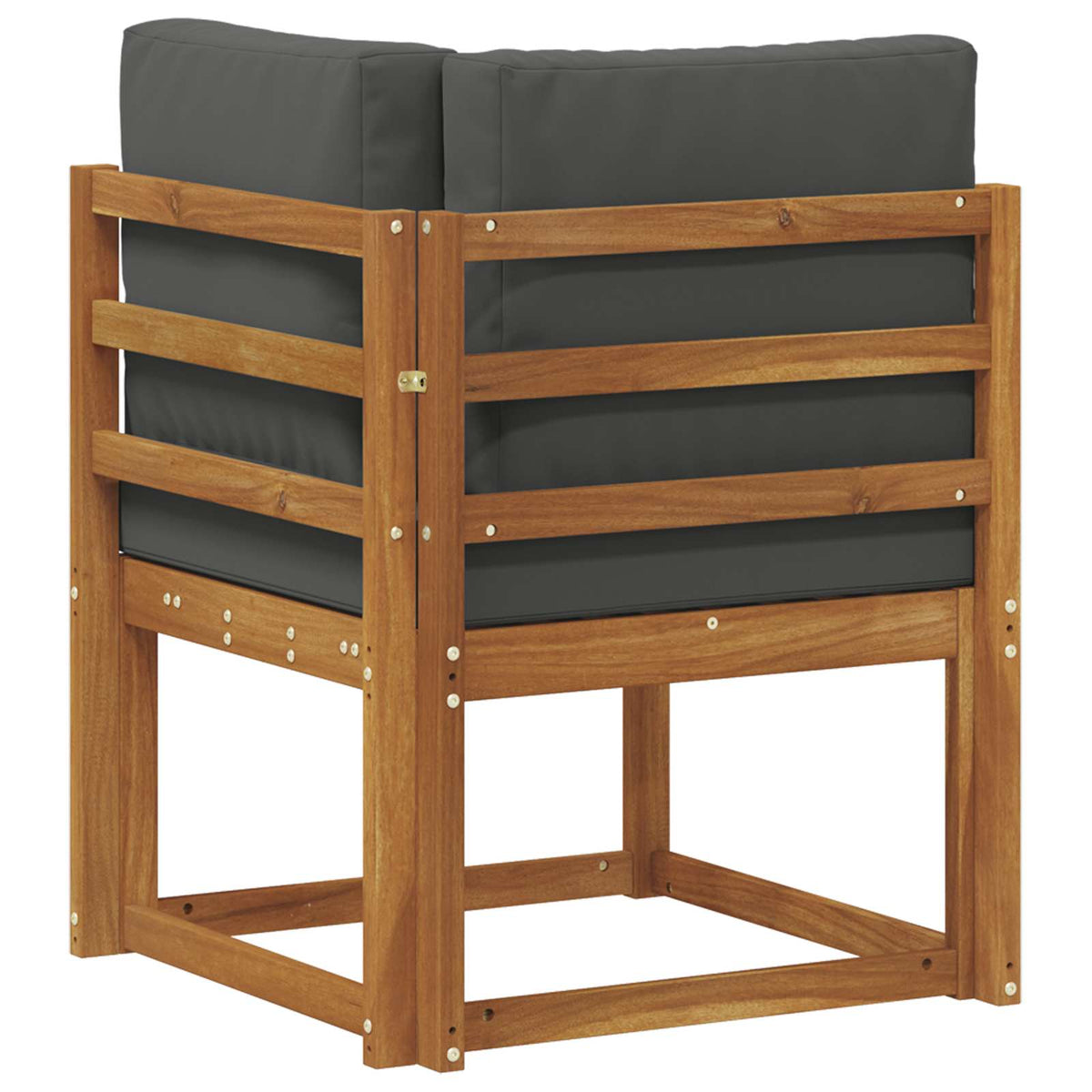 Outdoor Corner Sofa Solid Acacia Wood