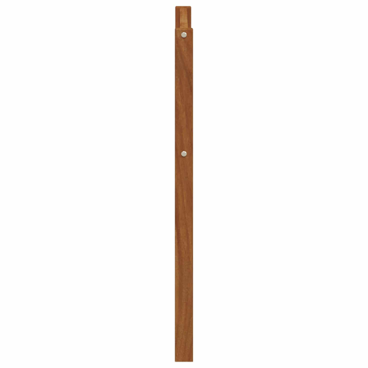 Armrest 2 pcs Natural 59 x 4 x 73 cm Solid Acacia Wood