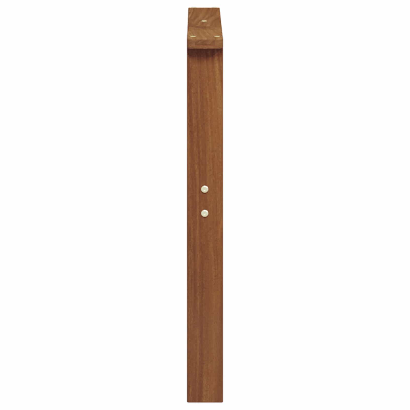 Armrests 2 pcs Brown 60 x 6 x 61 cm Engineered Wood