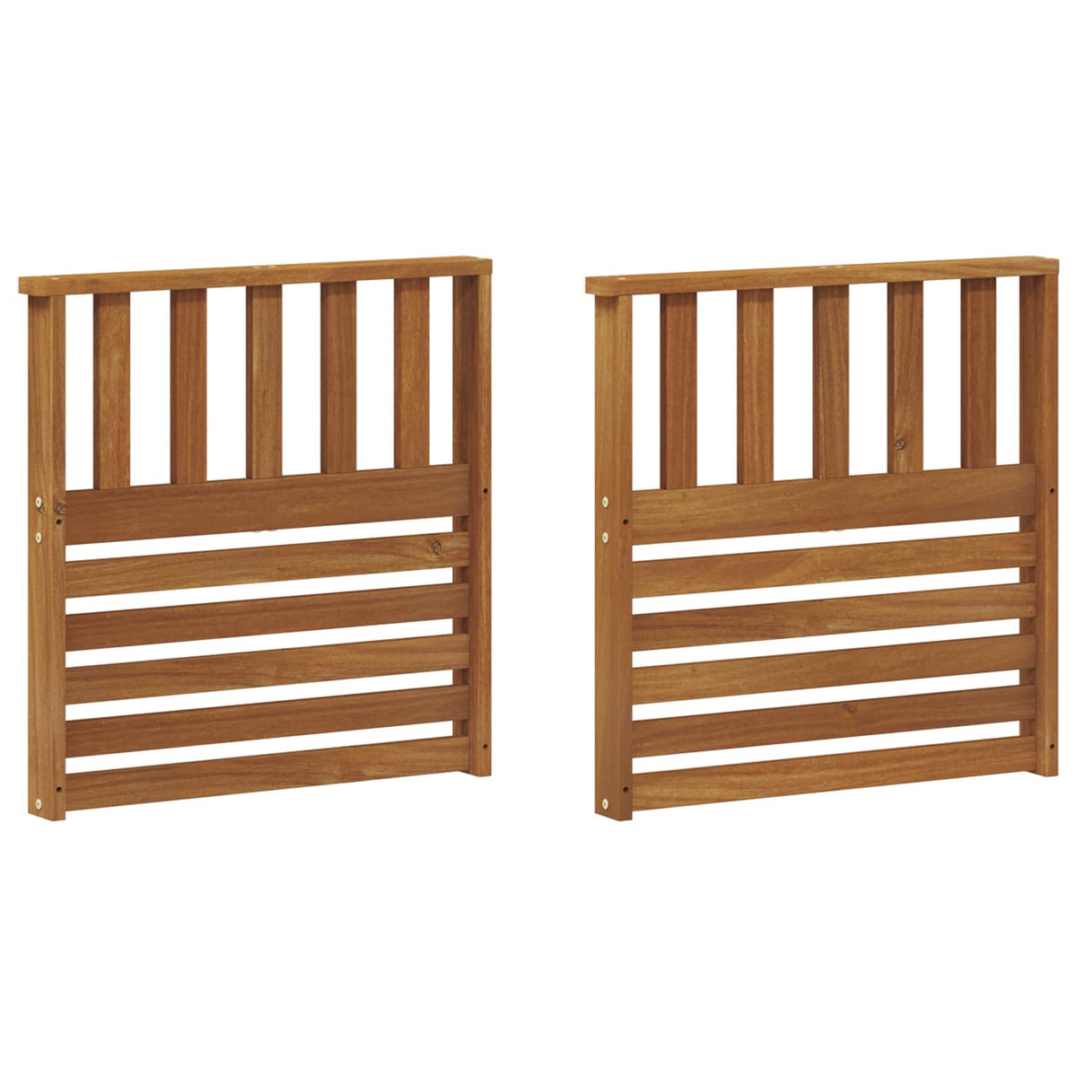 Armrests 2 pcs Brown 60 x 6 x 61 cm Engineered Wood