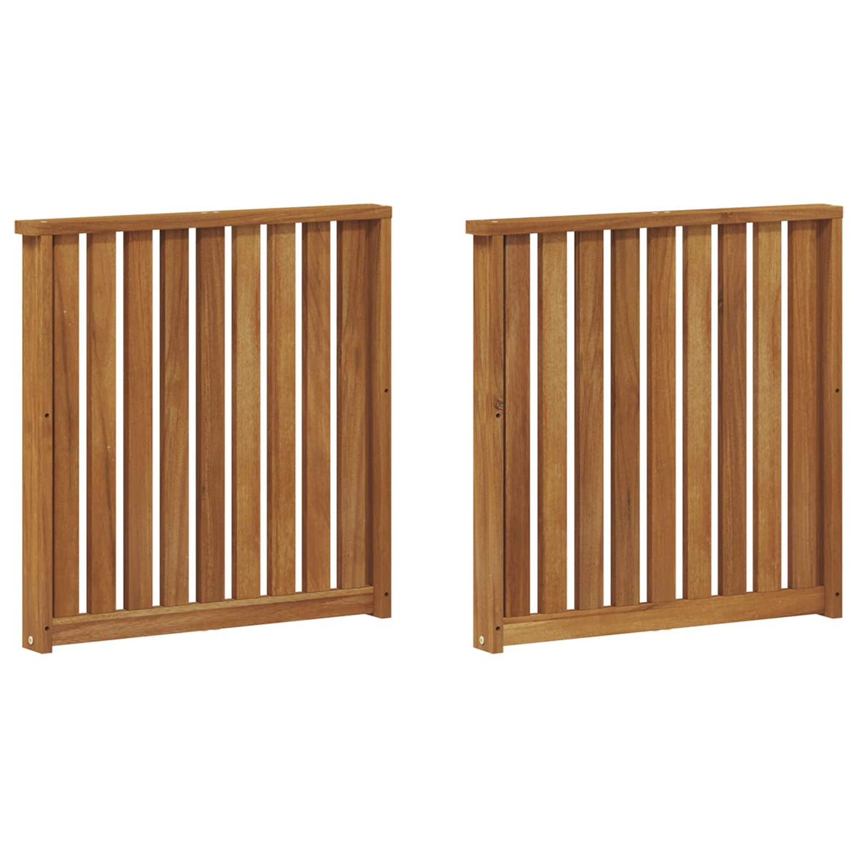 Armrests 2 pcs Brown 60 x 6 x 61 cm Engineered Wood