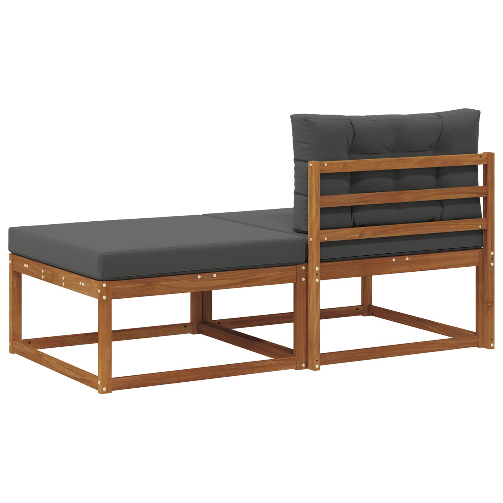 Sectional Sofa Units with Cushion 2 Piece Natural