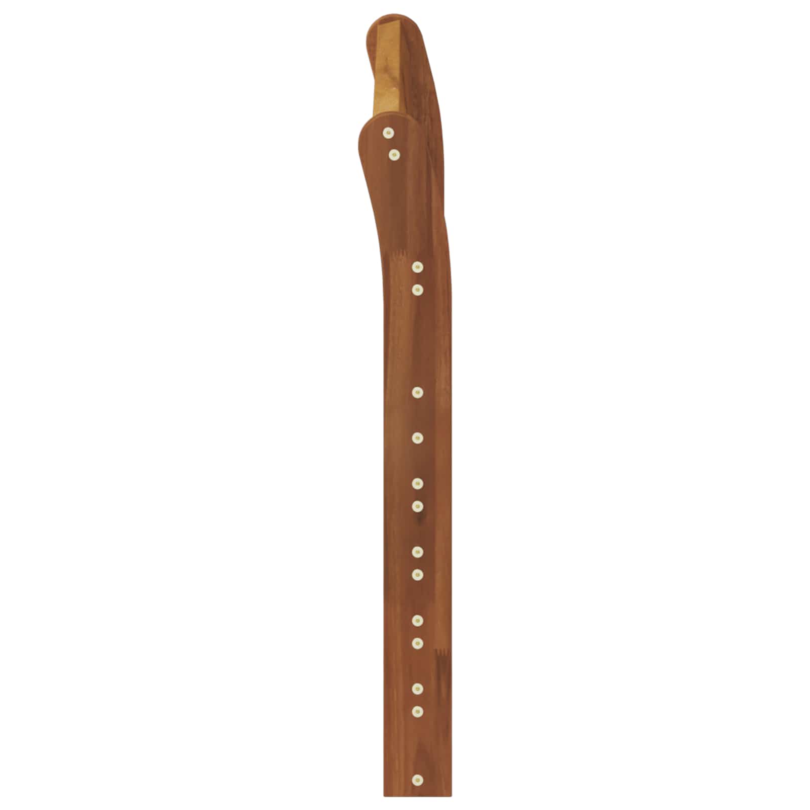 Armrest 2 pcs Natural 78.5 x 8 x 60 cm Solid Acacia Wood