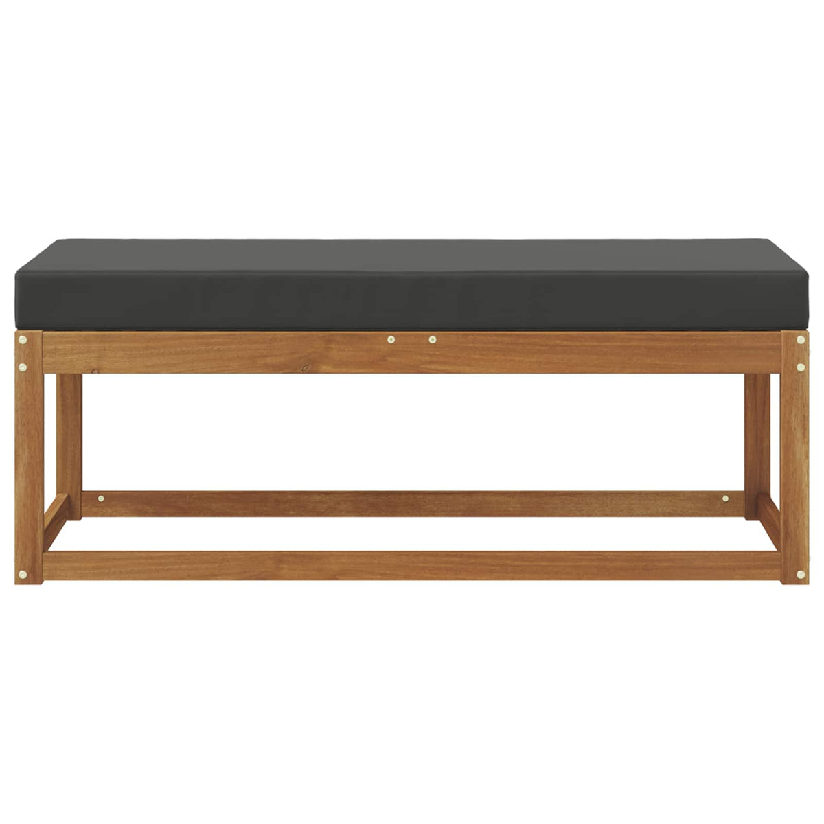 Outdoor Stoolbench Natural and Anthracite 115 x 43 x 45 cm