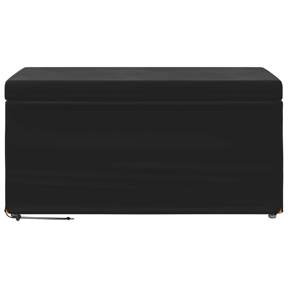 Stool Black 81 x 41 x 40 cm Velvet and Engineered Wood