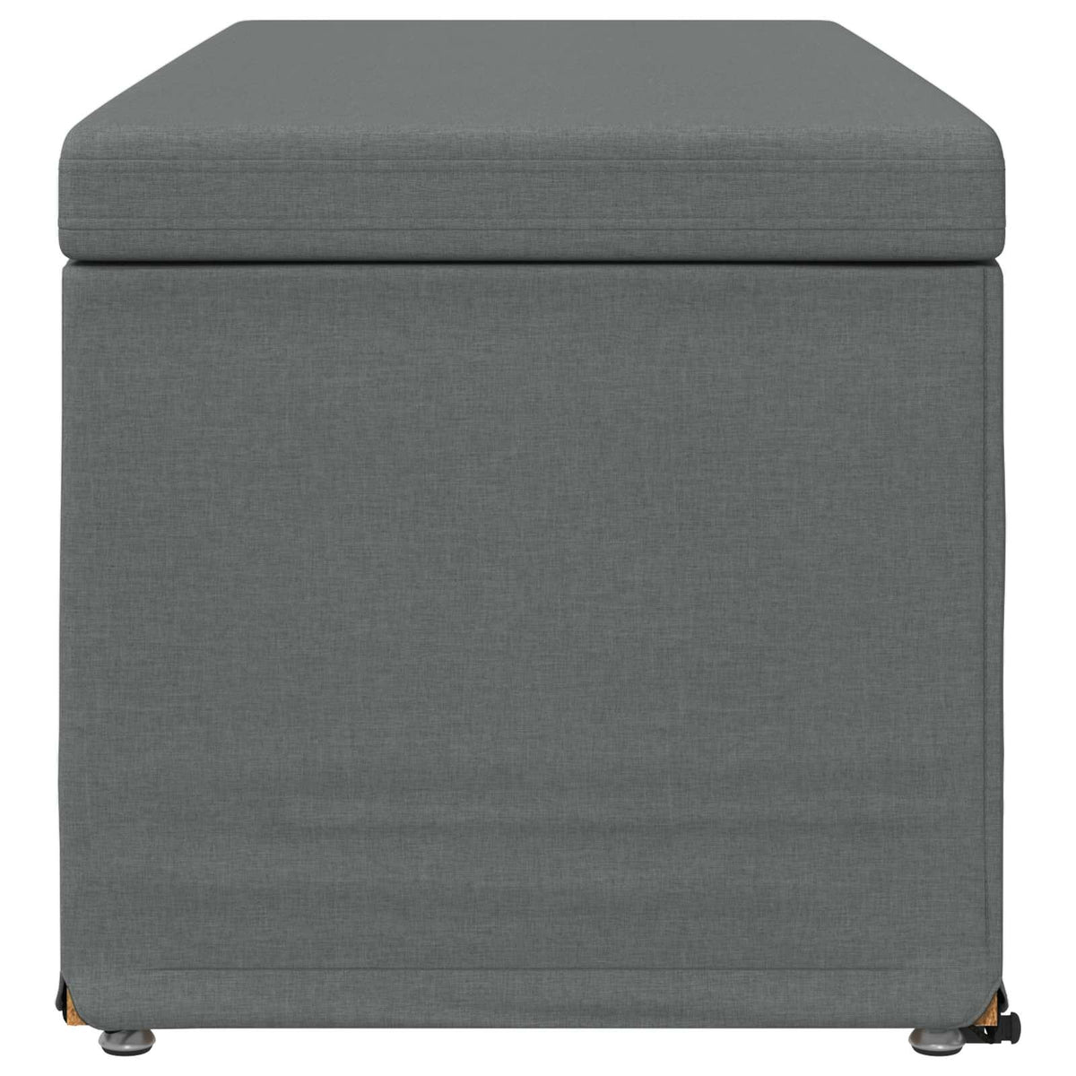 Stool Dark Grey 101 x 41 x 40 cm Fabric and Engineered Wood