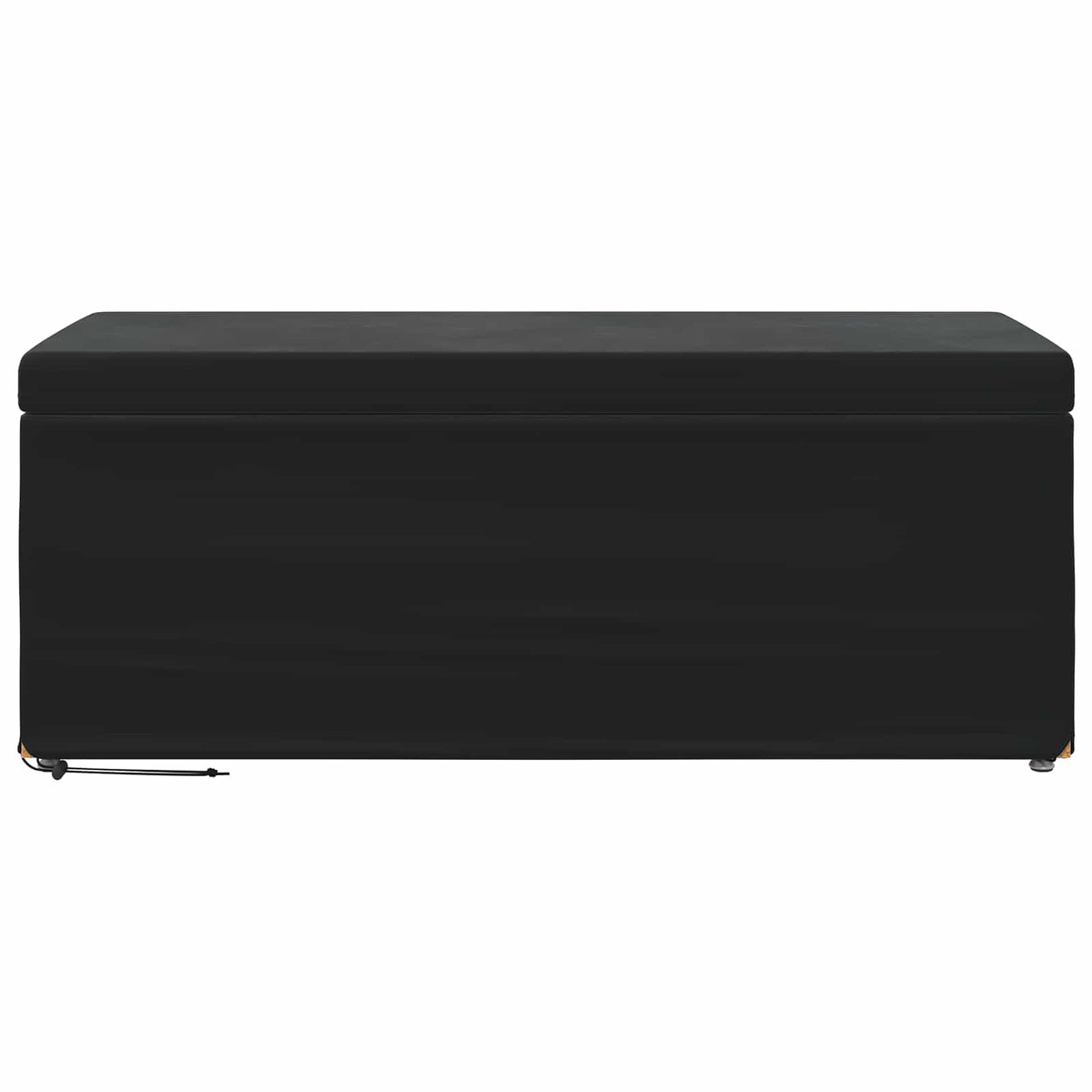 Stool Black 101 x 41 x 40 cm Velvet and Engineered Wood