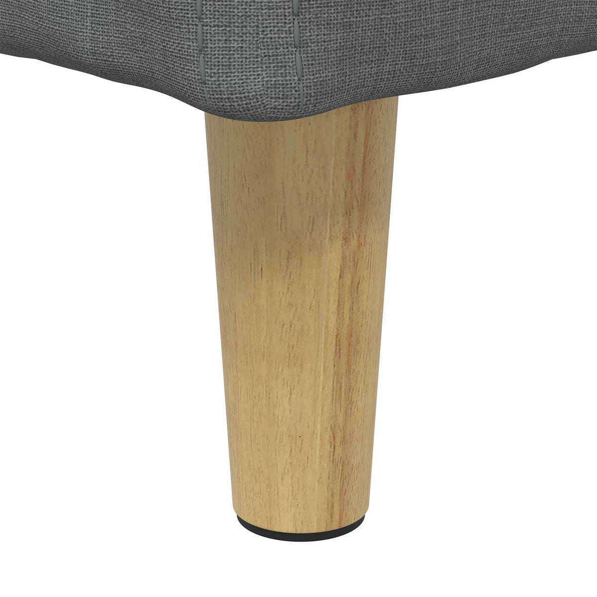 Storage Ottoman with Cushion Dark Grey 40 x 40 x 45 cm Fabric