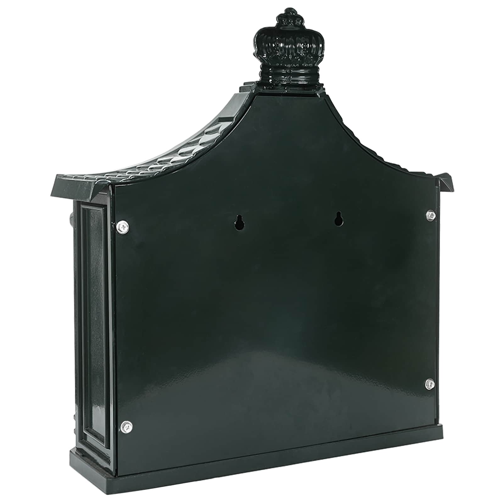 Wall Mounted Mailbox Green 40.5 x 16 x 45 cm Cast Aluminum