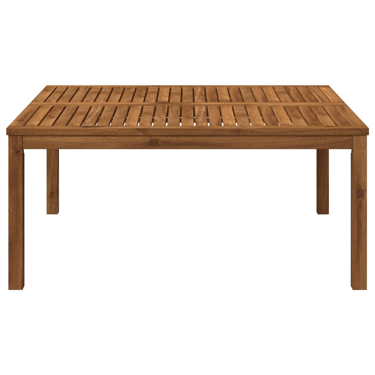 Coffee Table Natural 100 x 100.5 x 45 cm Solid Acacia Wood