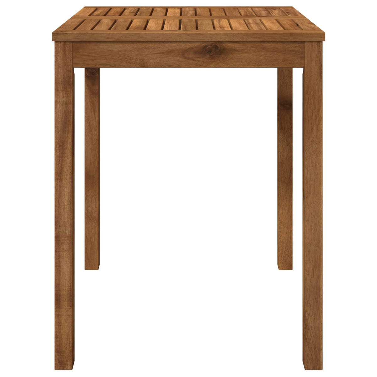 Garden Dinner Table Natural 60 x 60.5 x 75 cm Solid Acacia Wood