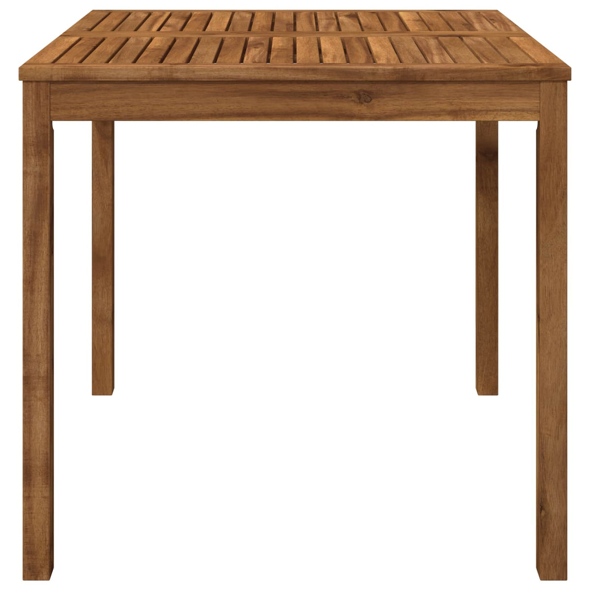 Garden Dinner Table Natural 80 x 80.5 x 75 cm Solid Acacia Wood