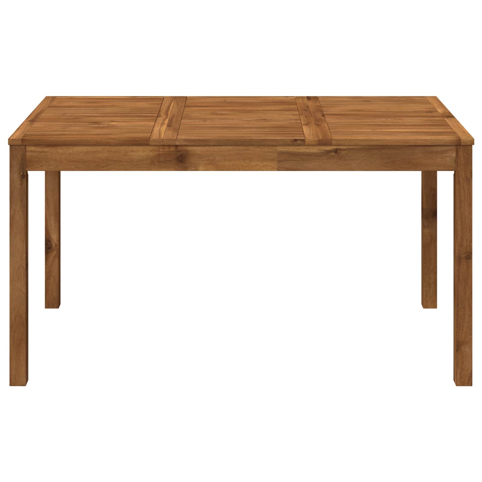 Garden Dinner Table Natural 141 x 80.5 x 75 cm