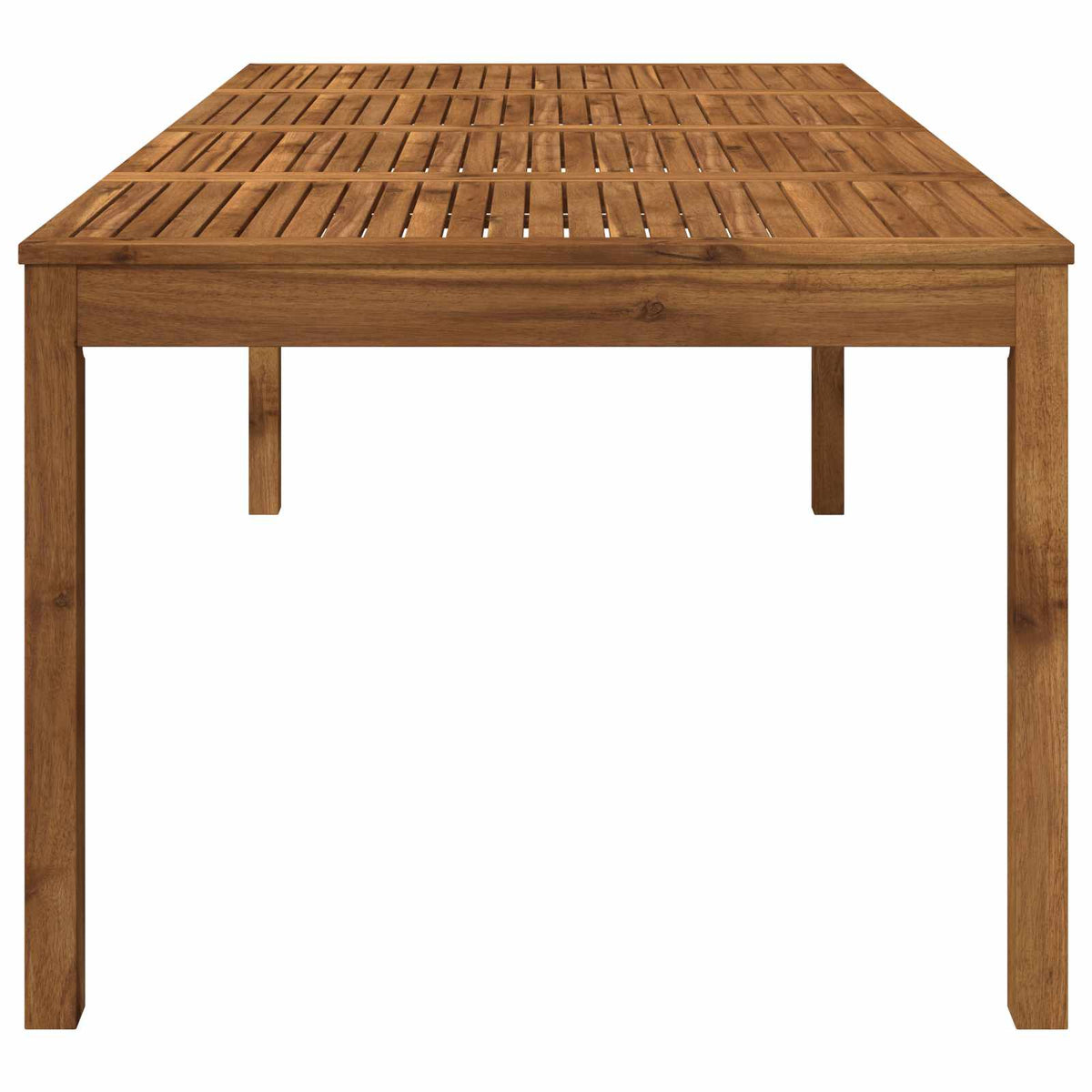 Garden Dinner Table Natural 196 x 100.5 x 75 cm