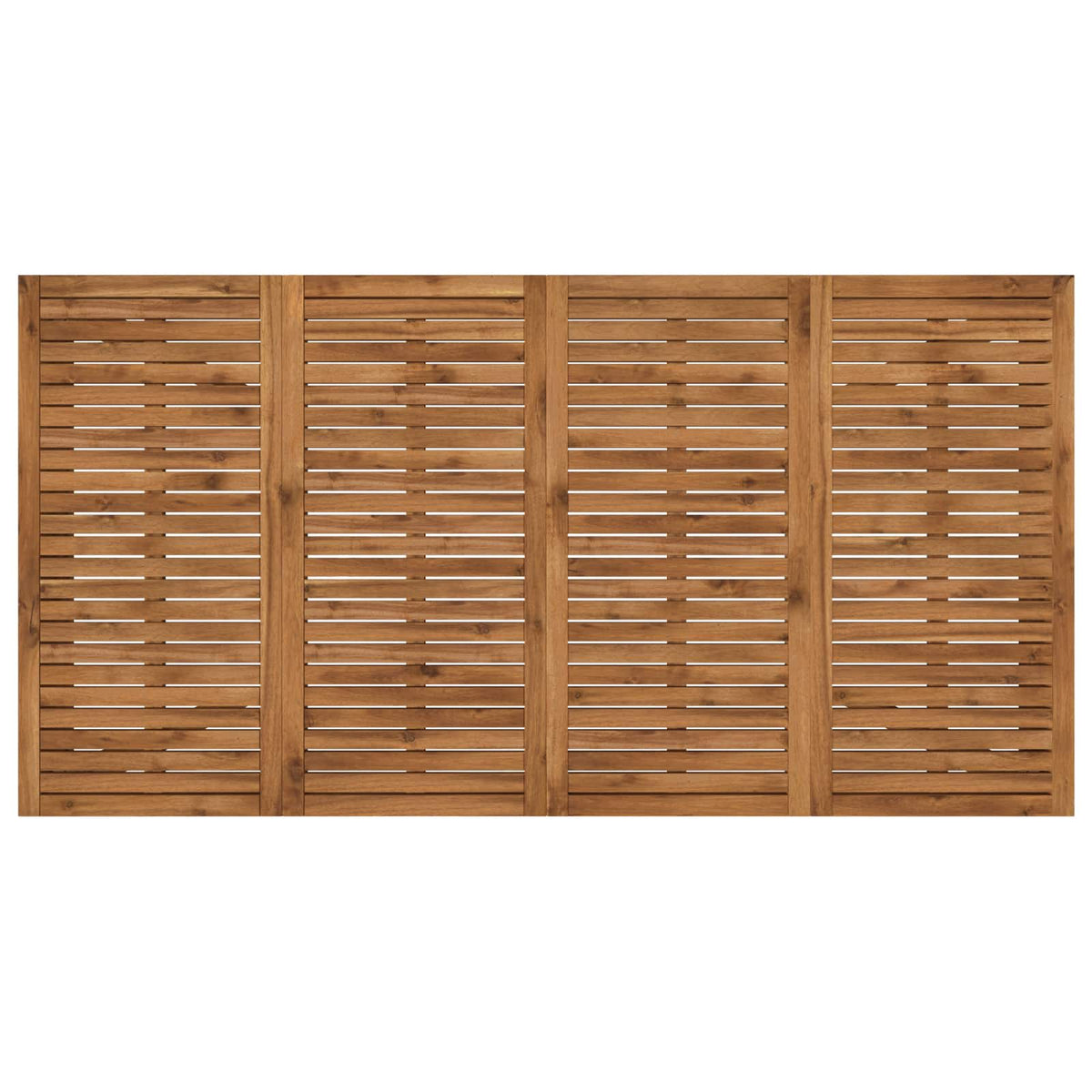 Garden Dinner Table Natural 196 x 100.5 x 75 cm