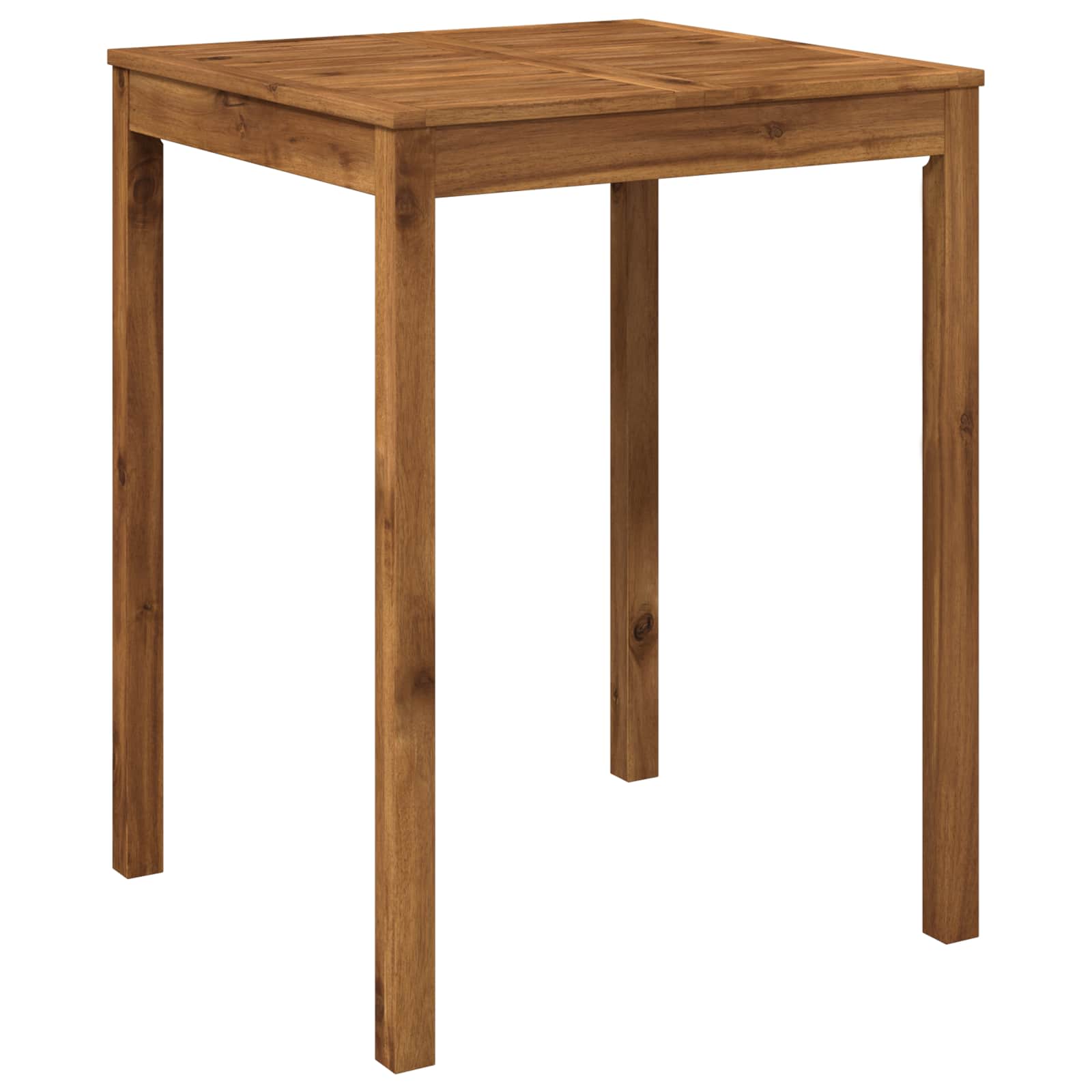 Garden Bar Table Natural 80 x 80.5 x 105 cm Solid Acacia Wood