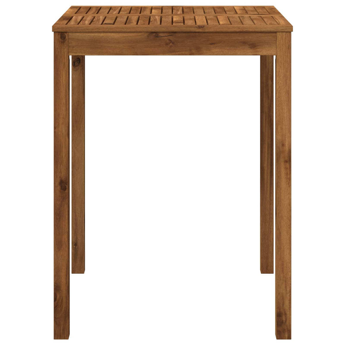Garden Bar Table Natural 80 x 80.5 x 105 cm Solid Acacia Wood