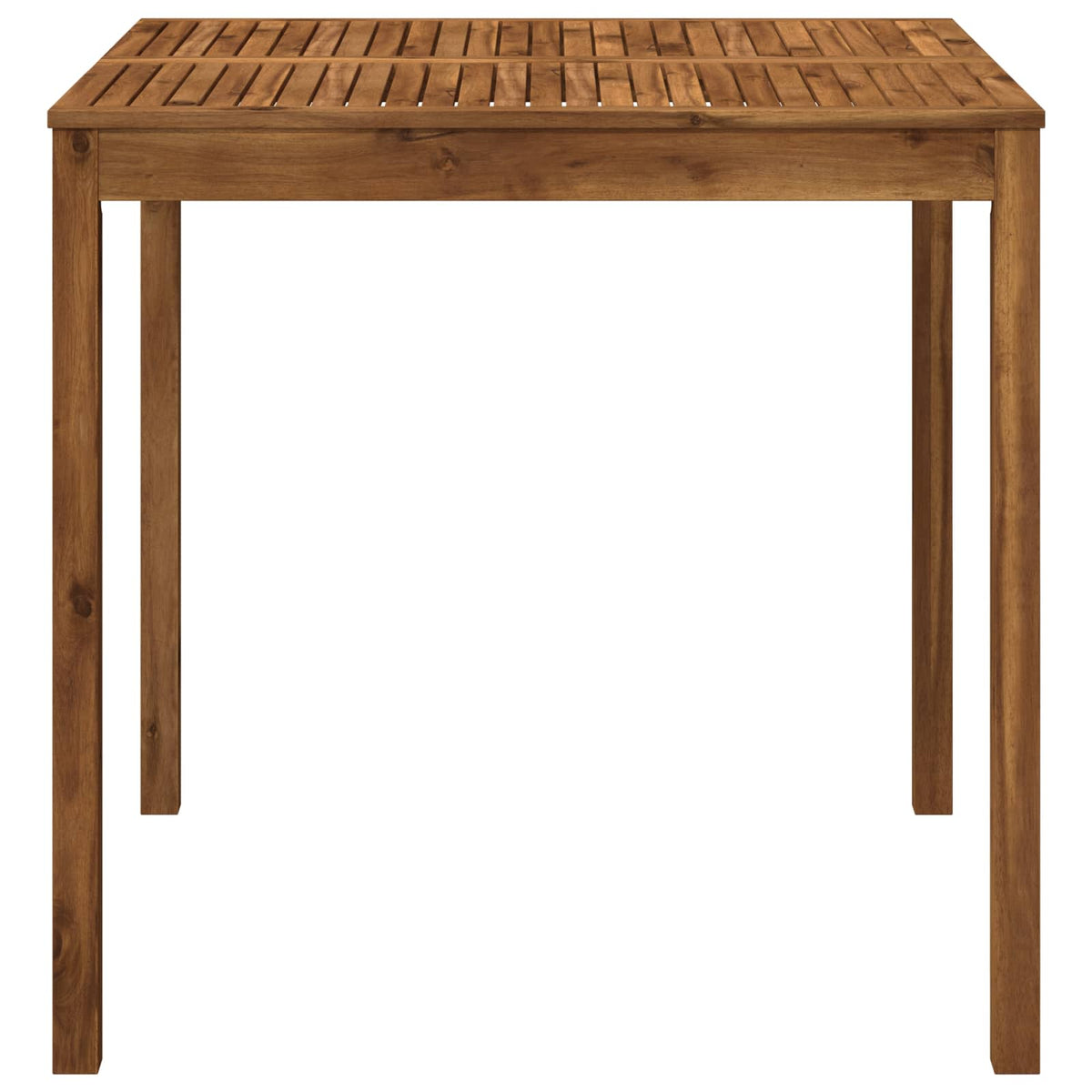 Garden Bar Table Natural 110 x 108.5 x 105 cm Solid Acacia Wood
