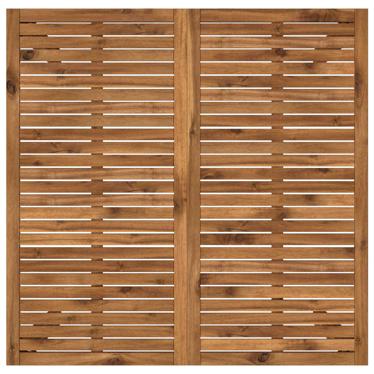 Garden Bar Table Natural 110 x 108.5 x 105 cm Solid Acacia Wood