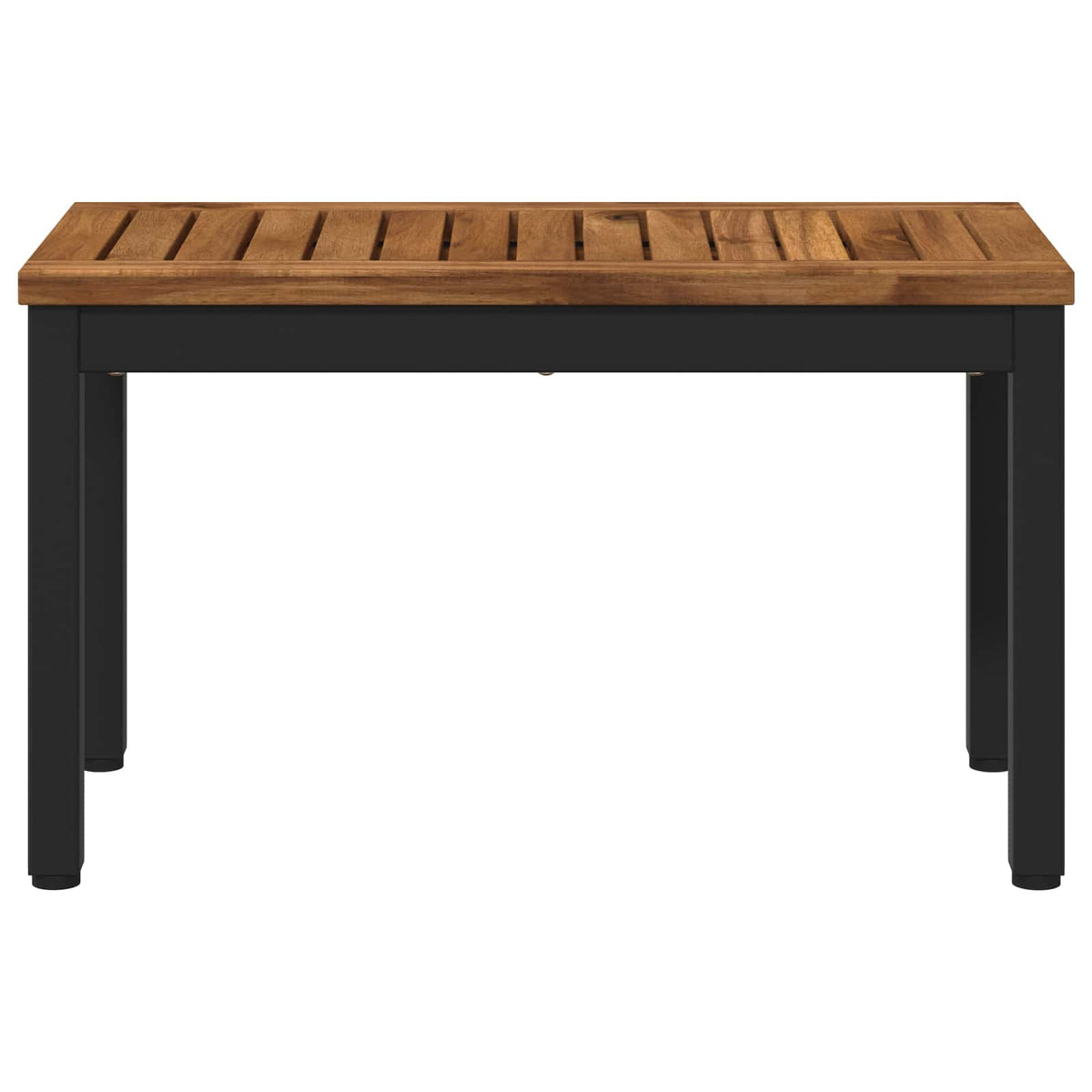 Coffee Table Natural and Black 60.5 x 30 x 36 cm