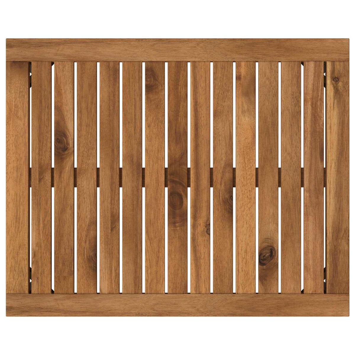 Coffee Table Natural and Black 50 x 60.5 x 36 cm