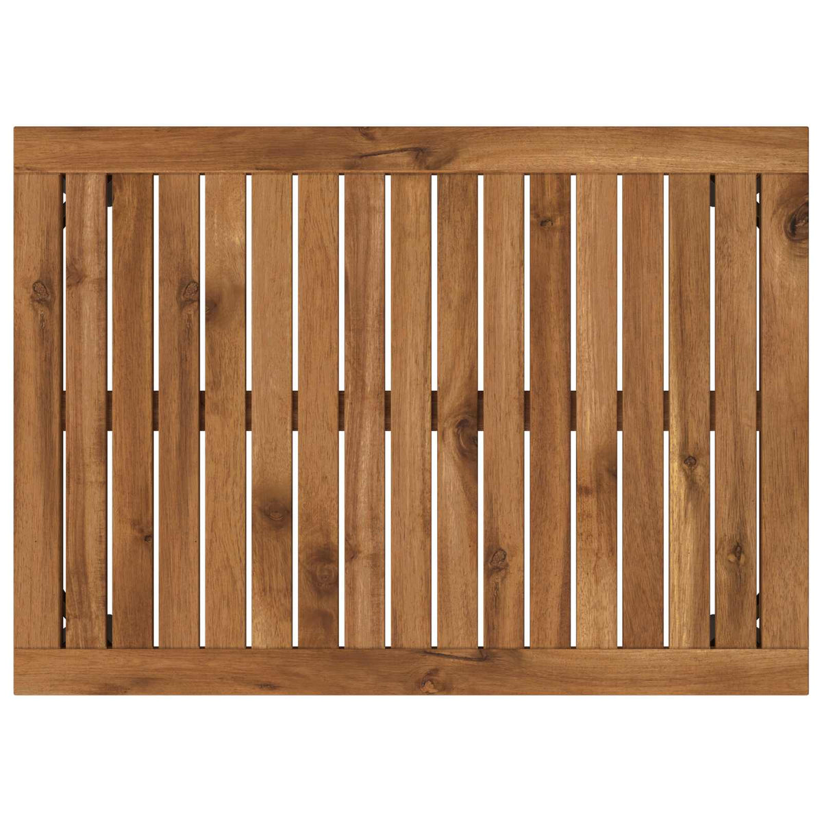 Coffee Table Natural and Black 50 x 68.5 x 36 cm