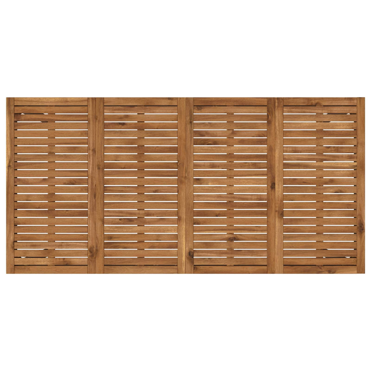 Garden Bar Table Natural and Black 180 x 88.5 x 105 cm